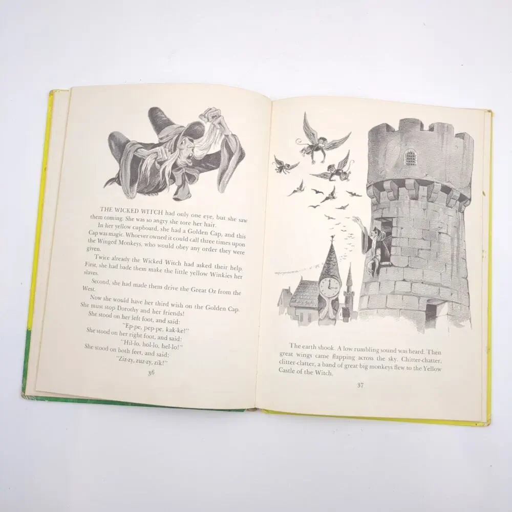Wizard of Oz L. Frank Baum 1950 Allen Chaffee Adaptation Anton Loeb Illus